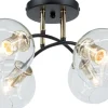 Sklep Kaja Klasyczna lampa sufitowa do salonu 8084/4 BL TR ELBA | Kaja Online