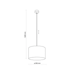 Sklep Kaja Klasyczna lampa wisząca do stylowej kuchni TK 4991 z serii MORENO czarny Sale