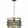 Sklep Kaja Klasyczna lampa wisząca, ozdobny, metalowy abażur LX 4408 RIM | Kaja Shop