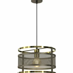 Sklep Kaja Klasyczna lampa wisząca, ozdobny, metalowy abażur LX 4408 RIM | Kaja Shop