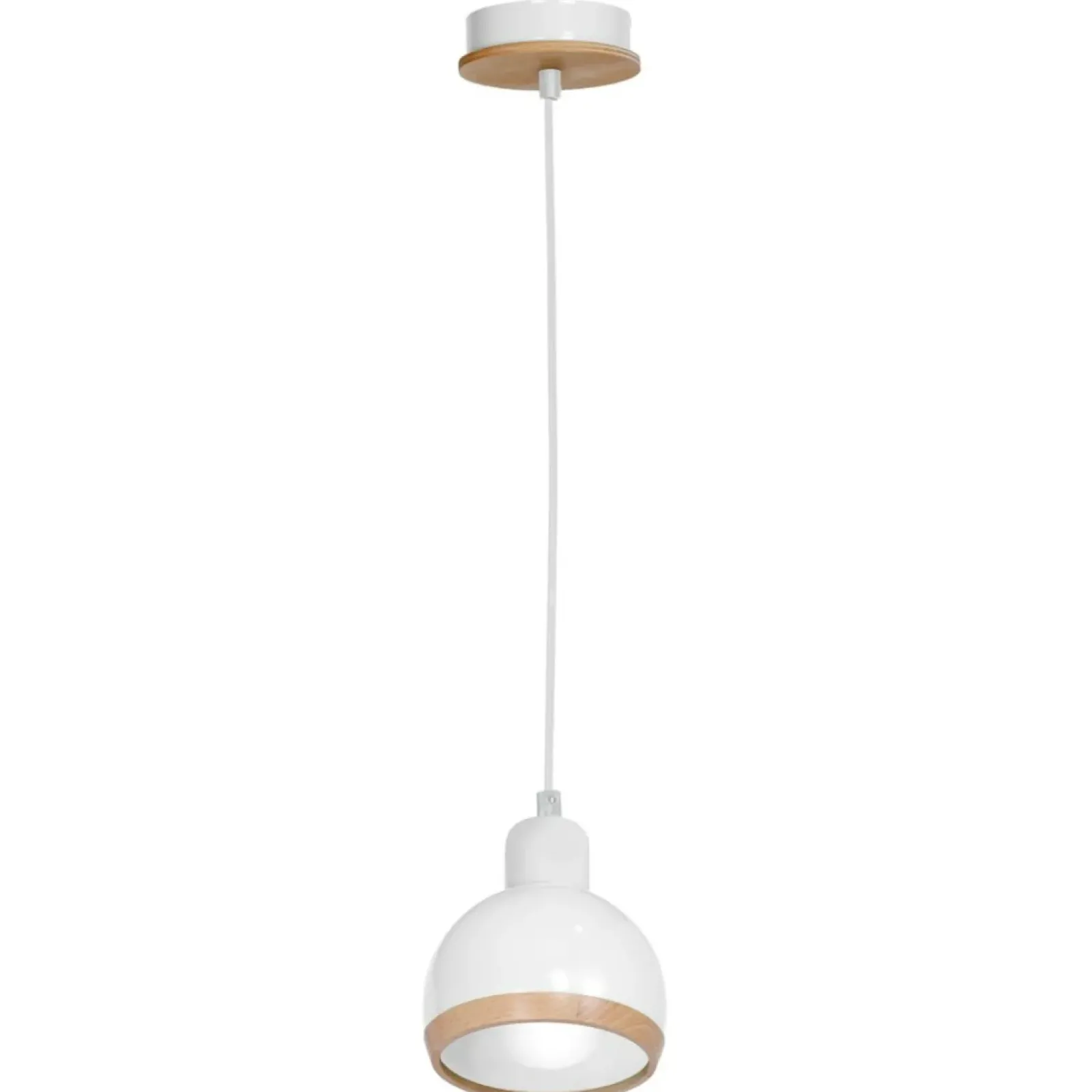 Sklep Kaja Klasyczna lampa wisząca w m kolorze MLP7043 z serii OVAL | Kaja Oświetlenie biały Discount
