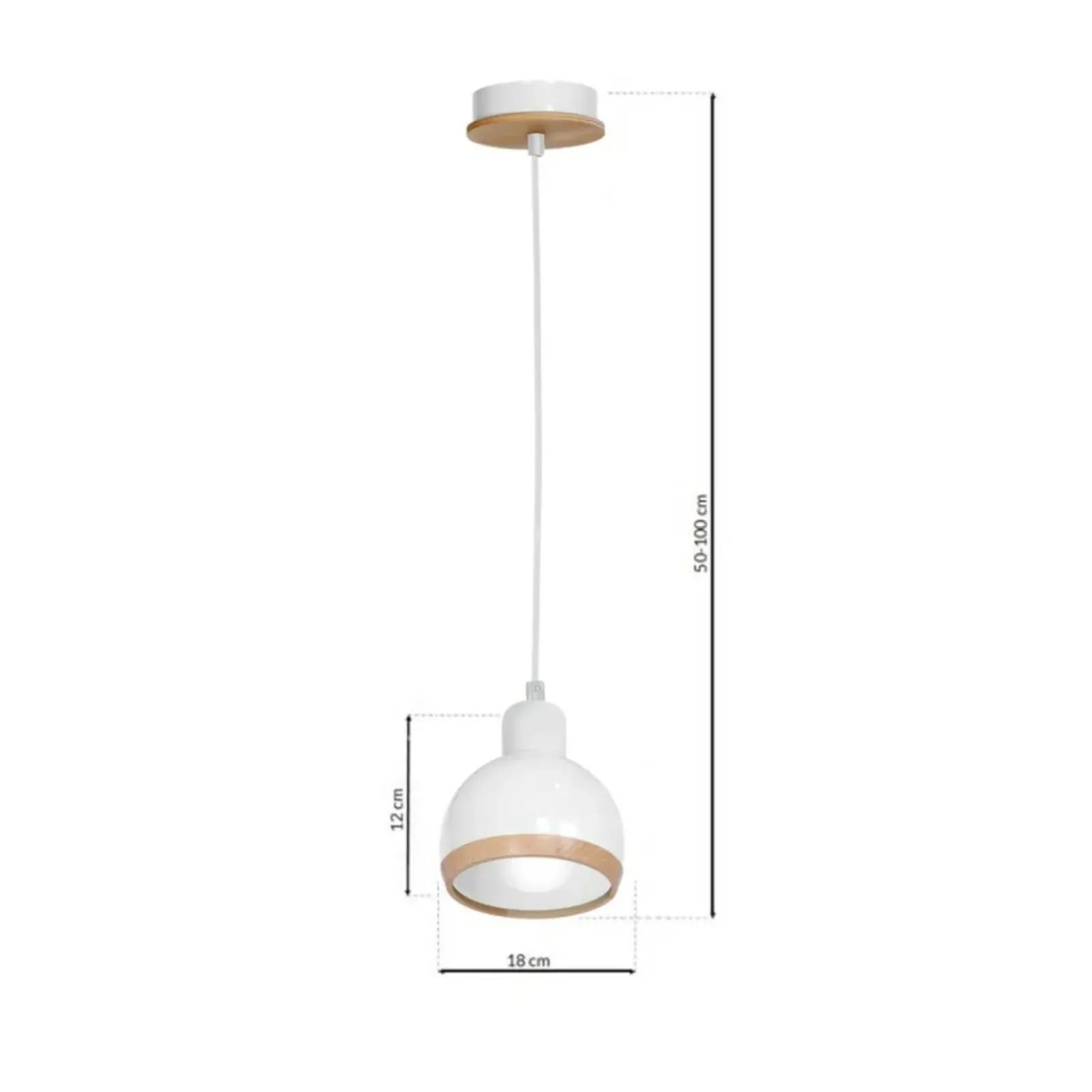Sklep Kaja Klasyczna lampa wisząca w m kolorze MLP7043 z serii OVAL | Kaja Oświetlenie biały Discount