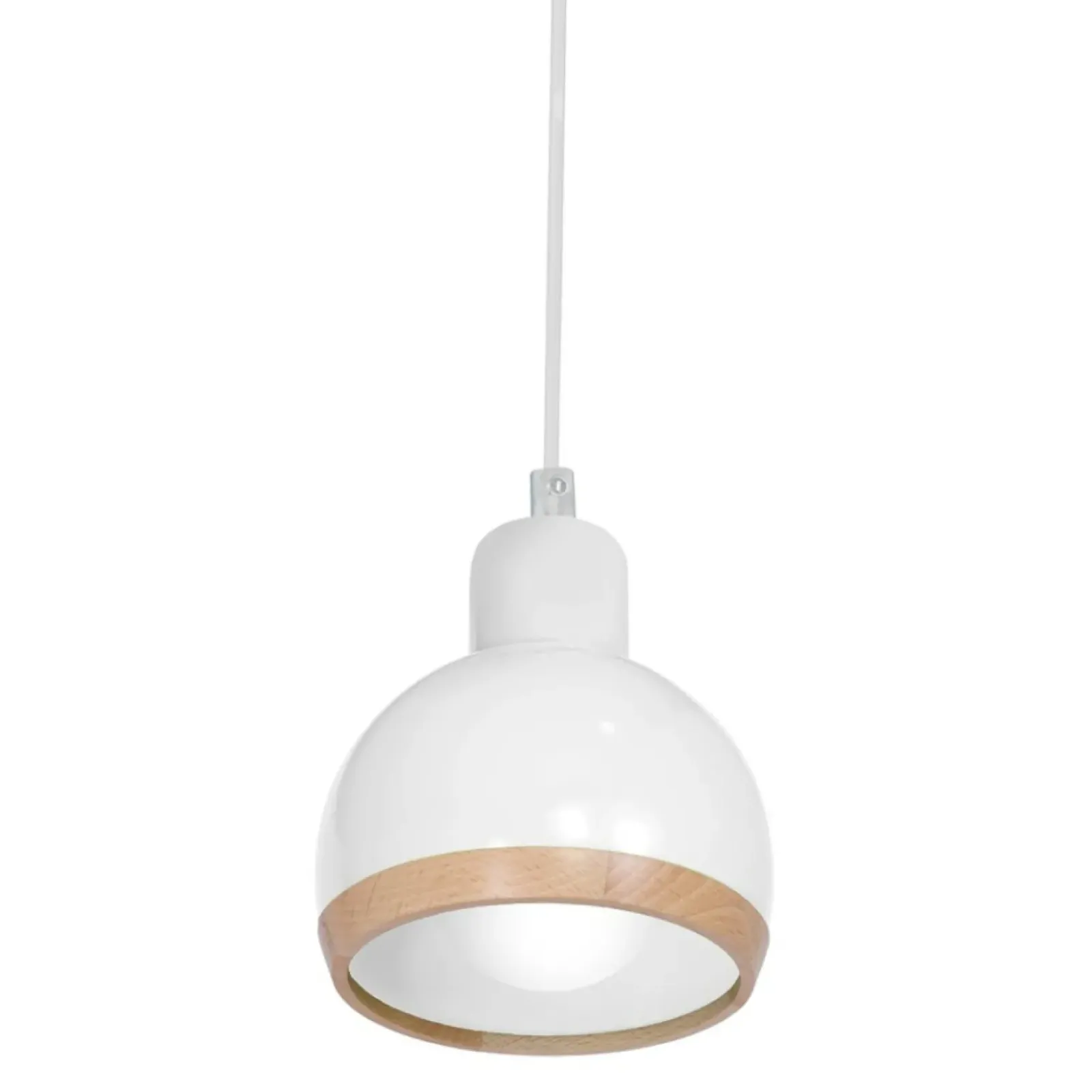 Sklep Kaja Klasyczna lampa wisząca w m kolorze MLP7043 z serii OVAL | Kaja Oświetlenie biały Discount