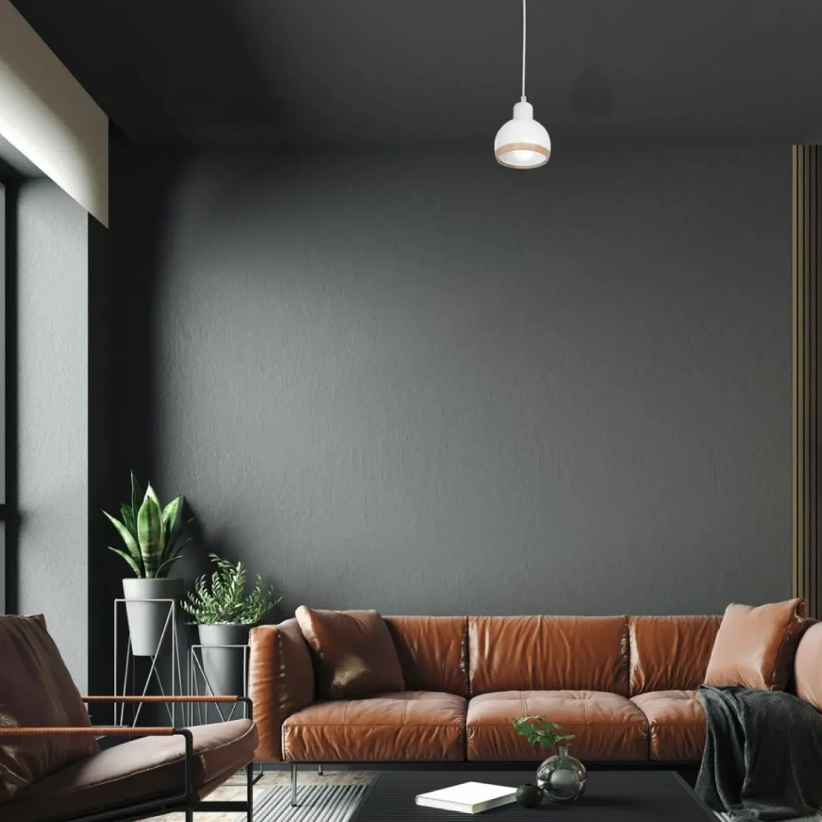 Sklep Kaja Klasyczna lampa wisząca w m kolorze MLP7043 z serii OVAL | Kaja Oświetlenie biały Discount