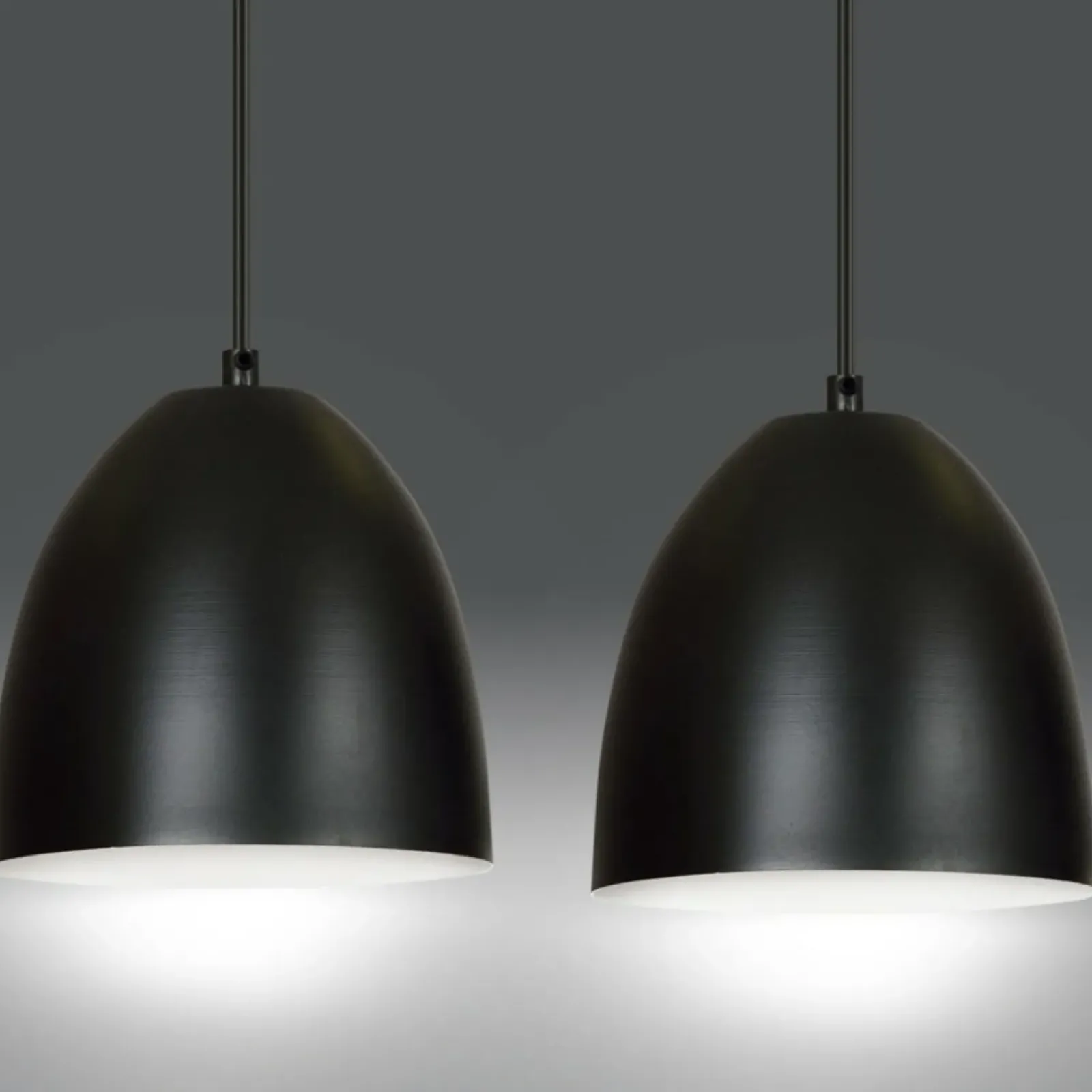 Sklep Kaja Klasyczna lampa wisząca z 2 czarnymi kloszami 391/2 | Kaja Oświetlenie Best Sale