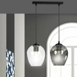 Sklep Kaja Klasyczna lampa wisząca z nieregularnymi kloszami 682/2 ISTAR | Kaja Best