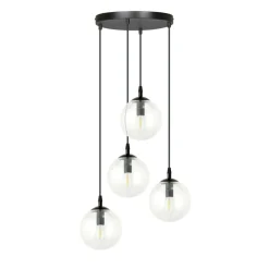 Sklep Kaja Klasyczna lampa wisząca z kulistymi kloszami 711/4PREM | Kaja Discount