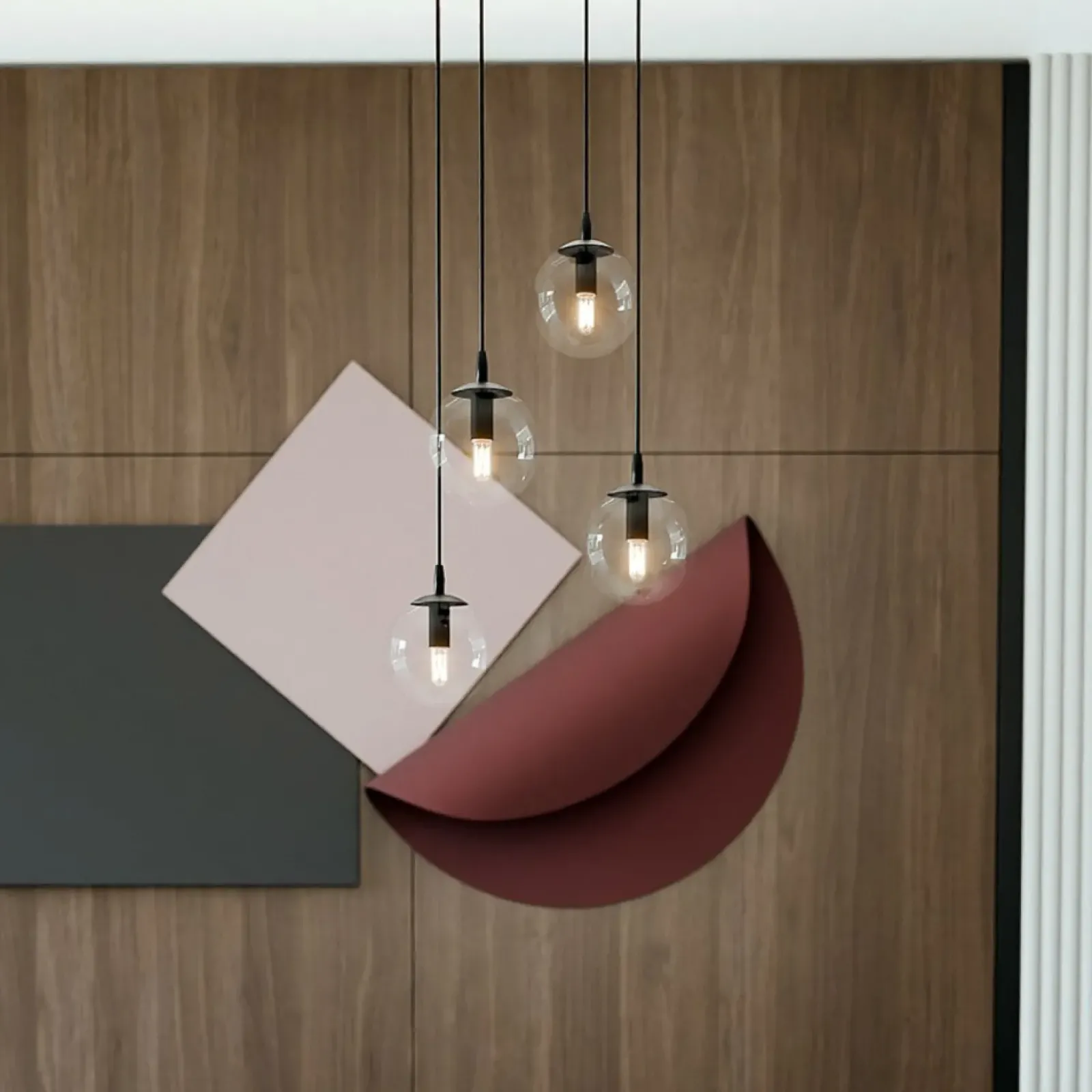 Sklep Kaja Klasyczna lampa wisząca z kulistymi kloszami 711/4PREM | Kaja Discount