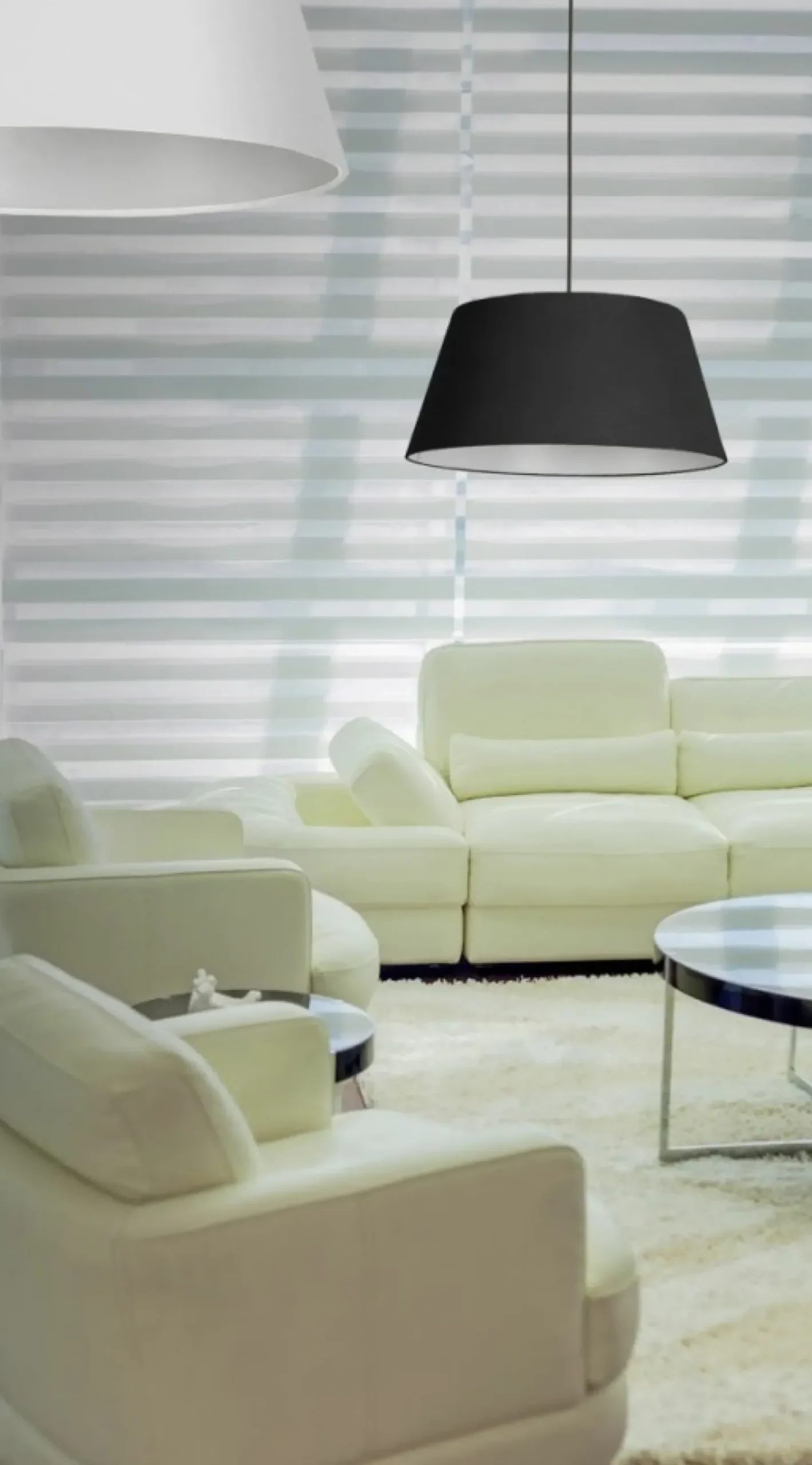 Sklep Kaja Klasyczna lampa wisząca z czarno-białym abażurem AZ1392 OLAV | Kaja czarny Shop