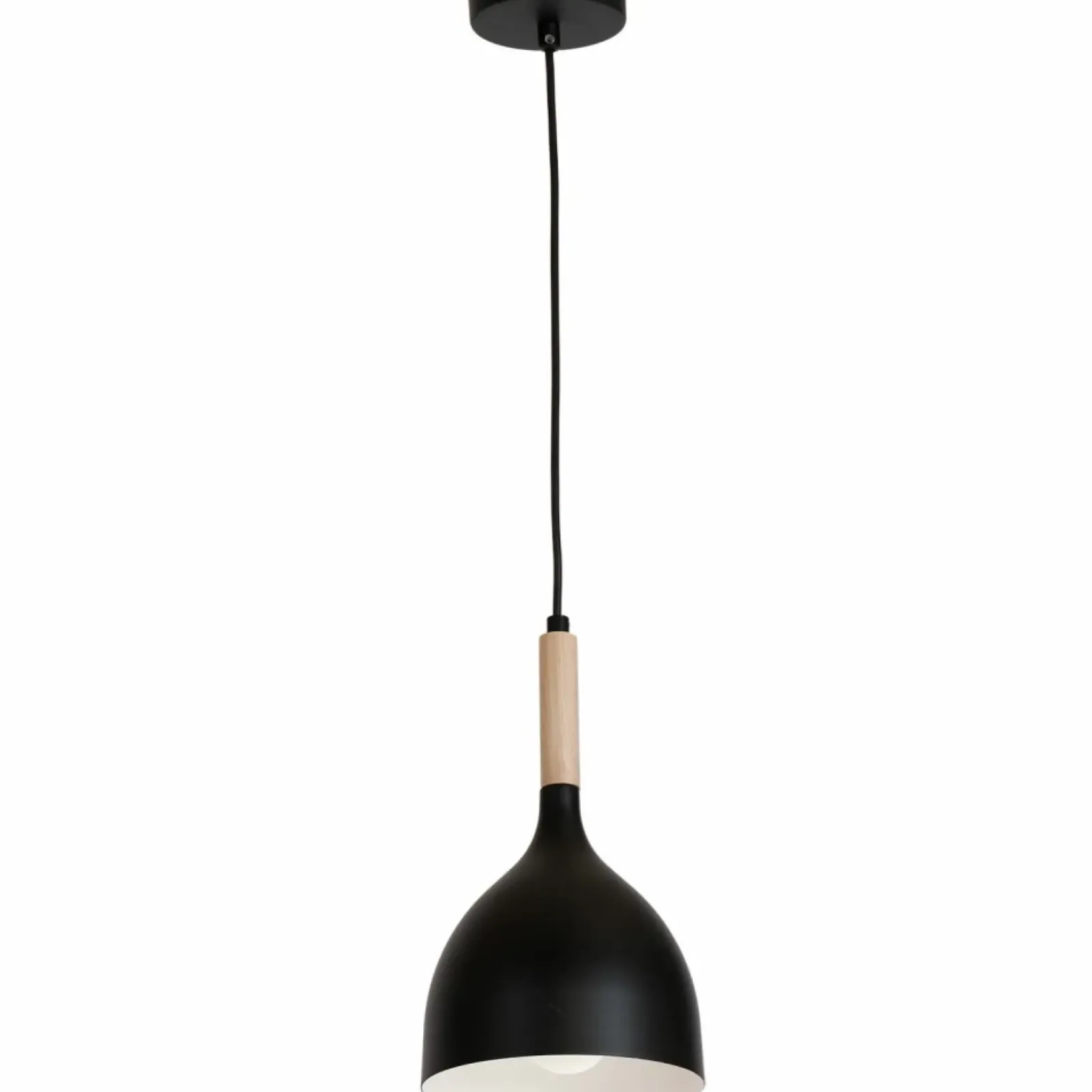 Sklep Kaja Klasyczna lampa wisząca z drewniana ozdobą LX 1191 z serii NOAK WOOD Store