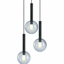 Sklep Kaja Klasyczna lampa wisząca z kulistymi kloszami ML0333 NIKO | Kaja Clearance