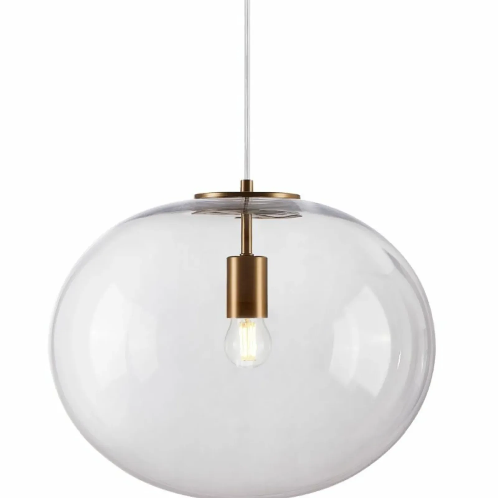 Sklep Kaja Klasyczna lampa wisząca z owalnym kloszem ML0343 CAMPANIA | Kaja Store
