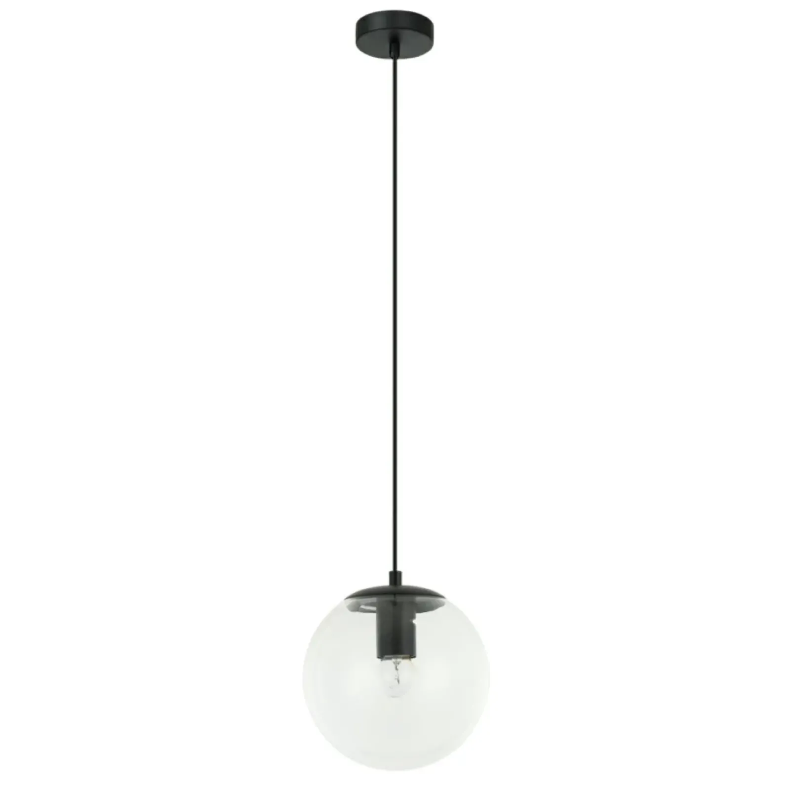 Sklep Kaja Klasyczna lampa wisząca z kloszem PND-58867-1S-BK z serii SARPO New