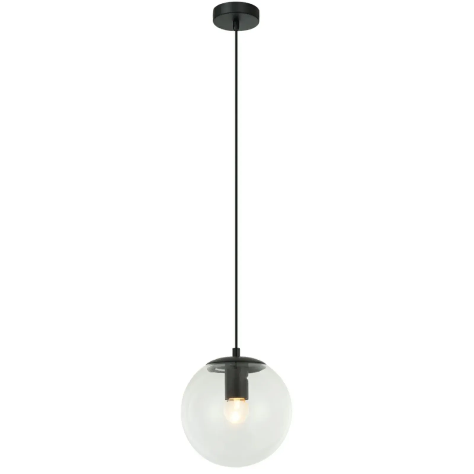 Sklep Kaja Klasyczna lampa wisząca z kloszem PND-58867-1S-BK z serii SARPO New