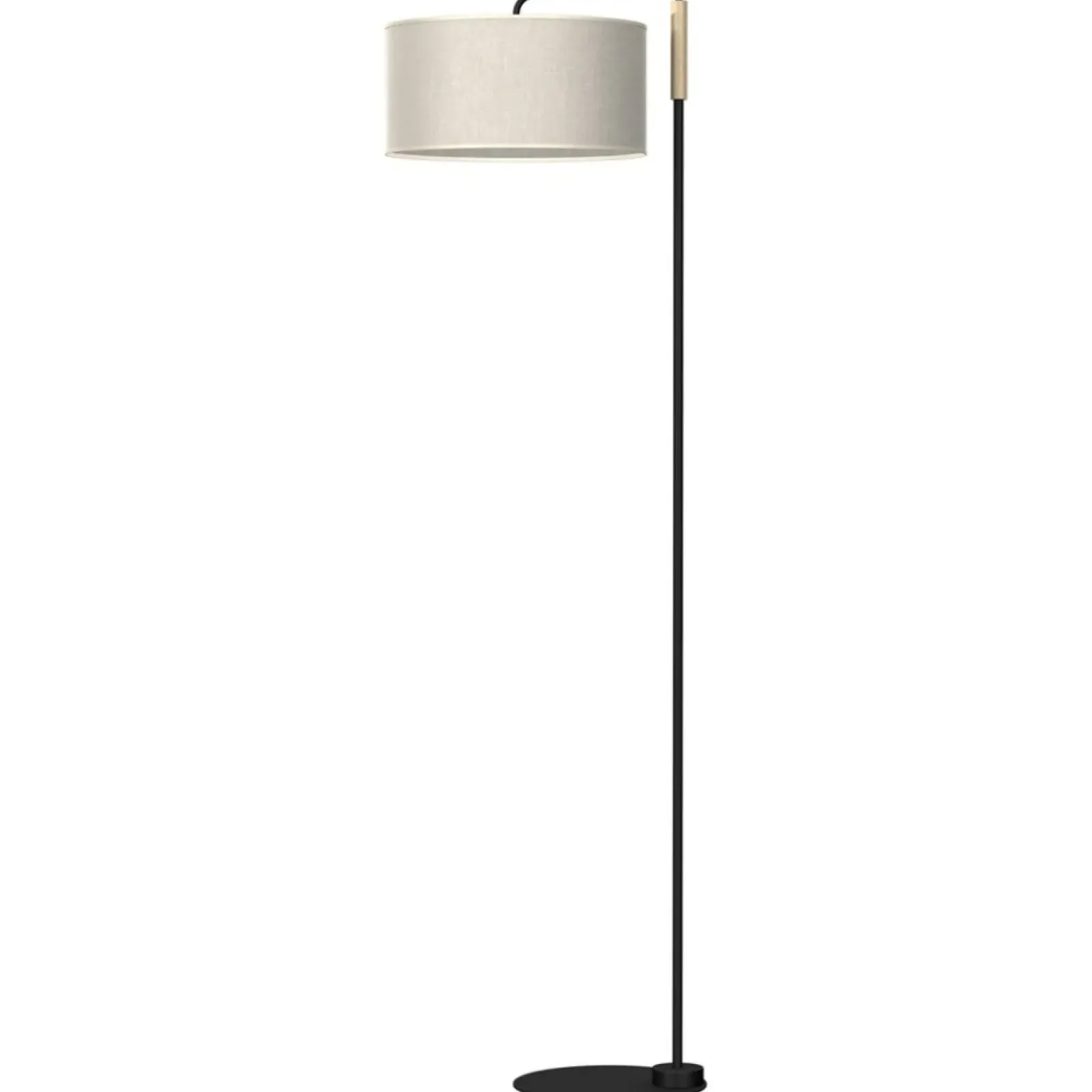 Sklep Kaja Klasyczna, prosta lampa podłogowa z abażurem MLP7454 ATLANTA | Kaja* Lampy Podłogowe Z Abażurem|Tradycyjne Lampy Podłogowe