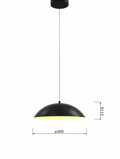Sklep Kaja Klasyczny, czarno-złoty zwis do kuchni WF 6001-104 ROSSKOFF | Kaja Flash Sale