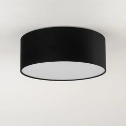 Sklep Kaja Klasyczny, czarny, zabudowany plafon ⌀40cm SIG 40648 SOFT | Kaja* Plafony Klasyczne|Plafony Nowoczesne