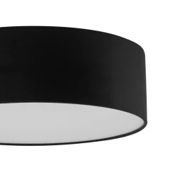 Sklep Kaja Klasyczny, czarny, zabudowany plafon ⌀40cm SIG 40648 SOFT | Kaja* Plafony Klasyczne|Plafony Nowoczesne