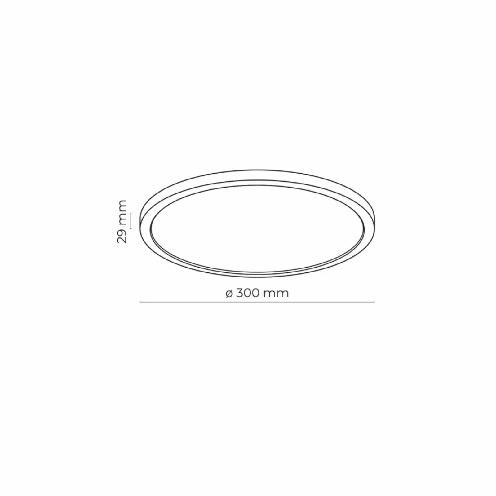 Sklep Kaja Klasyczny plafon sufitowy ze zintegrowanym LED-em TK 6900 z serii AQUA* Lampy Led|Plafony Nowoczesne
