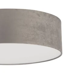Sklep Kaja Klasyczny plafon z szarym abażurem ⌀50cm SIG 40654 SOFT | Kaja* Plafony Klasyczne|Plafony Nowoczesne