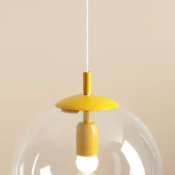 Sklep Kaja Klasyczny, regulowany zwis z żółtymi elementami 562G14 z serii GLOBE Zadzwońporabattel.783200183(8-16)/mailsklep@kaja.com.pl Store