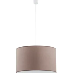 Sklep Kaja Klasyczny żyrandol z beżowym abażurem ⌀30cm TK 3466 z serii RONDO Outlet