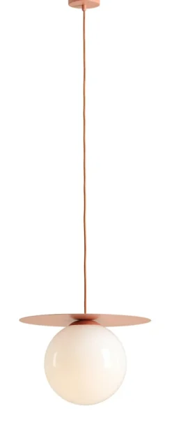 Sklep Kaja Kolorowa lampa wisząca z białym kloszem ⌀25cm 1125G11_L LOOP | Kaja Zadzwońporabattel.783200183(8-16)/mailsklep@kaja.com.pl Best