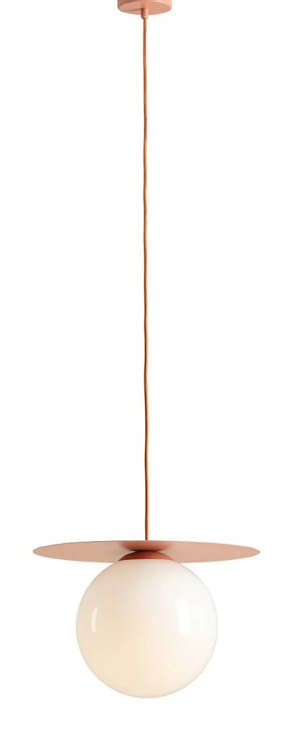 Sklep Kaja Kolorowa lampa wisząca z białym kloszem ⌀25cm 1125G11_L LOOP | Kaja Zadzwońporabattel.783200183(8-16)/mailsklep@kaja.com.pl Best