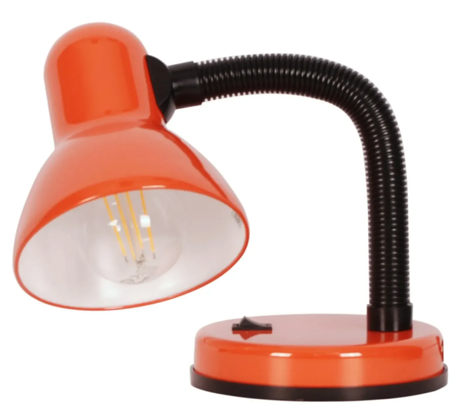 Sklep Kaja Kolorowa lampka dla ucznia K-MT-203 POMARAŃCZOWY CARIBA | Kaja* Lampki Biurkowe|Lampki Szkolne