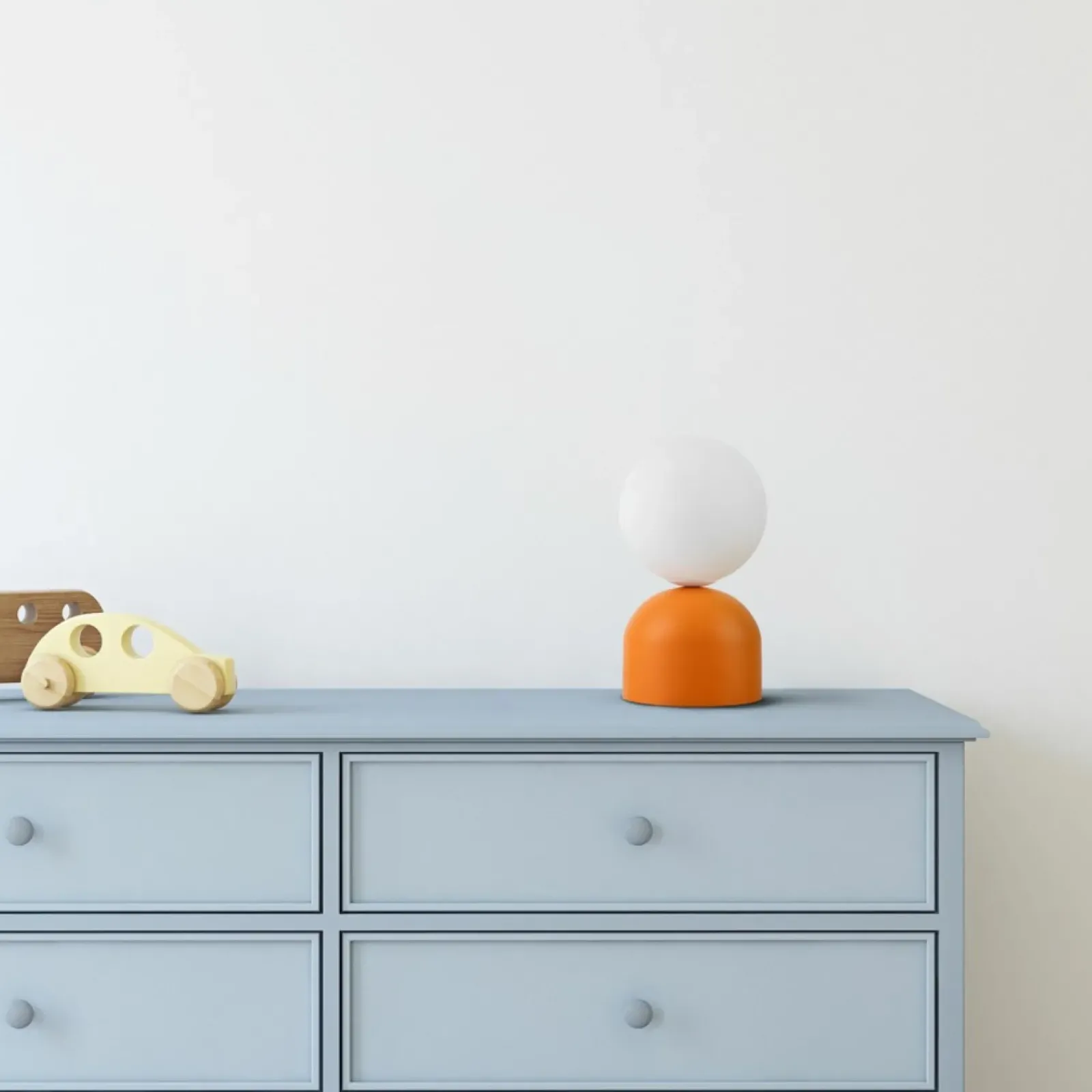 Sklep Kaja Kolorowa lampka do pokoju dziecięcego TK 16041 MIKI ORANGE | Kaja* Nowoczesne Lampki Stołowe