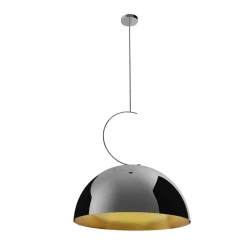 Sklep Kaja Kopułowa, czarno-złota lampa do sypialni MX P0464 TWENTY | Kaja Cheap