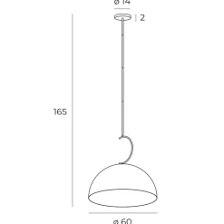 Sklep Kaja Kopułowa, czarno-złota lampa do sypialni MX P0464 TWENTY | Kaja Cheap