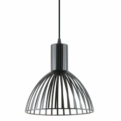 Sklep Kaja Kopułowa, druciana lampa wisząca E27 ZM A8082-BK z serii DOLIA | Kaja Cheap