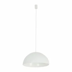 Sklep Kaja Kopułowa lampa wisząca do jadalni ⌀50cm 10696 HEMISPHERE | Kaja biały Best Sale