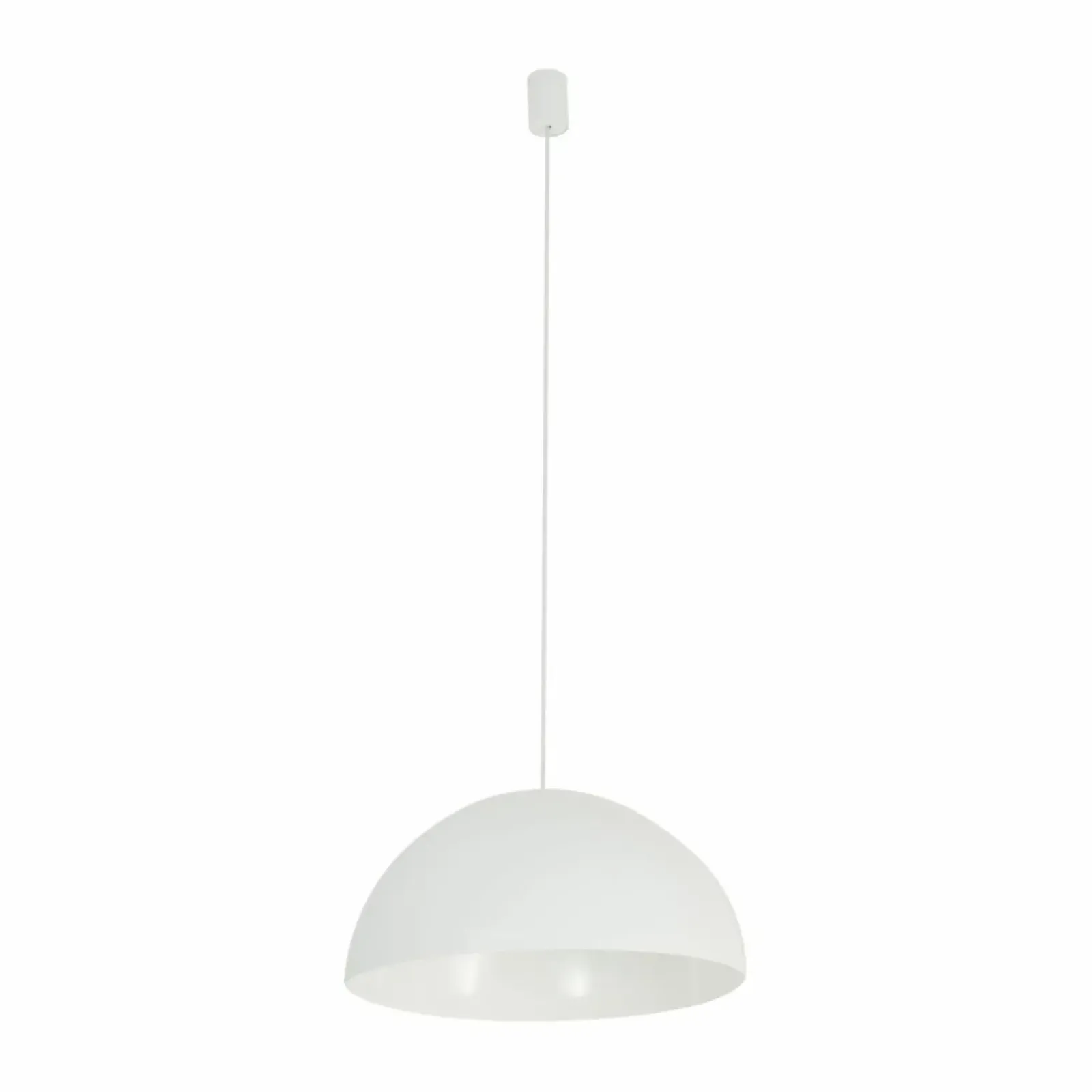 Sklep Kaja Kopułowa lampa wisząca do jadalni ⌀50cm 10696 HEMISPHERE | Kaja biały Best Sale