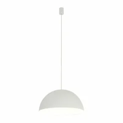 Sklep Kaja Kopułowa lampa wisząca do jadalni ⌀50cm 10696 HEMISPHERE | Kaja biały Best Sale
