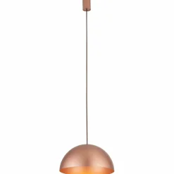 Sklep Kaja Kopułowa lampa wisząca z regulowaną długością 10617 HEMISPHERE | Kaja satynowamiedź Best Sale