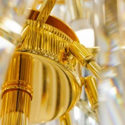 Sklep Kaja Królewska, kryształowa lampa wisząca ZM 19002/40-GLD LUXE | Kaja Outlet