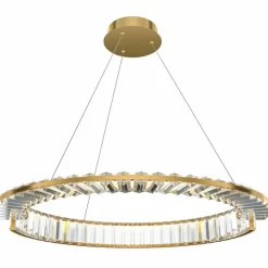 Sklep Kaja Kryształowa lampa wisząca, złota oprawa P097PL-L36G4K z serii KRONE złoty Store