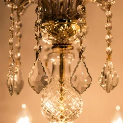 Sklep Kaja Kryształowy żyrandol w stylu glamour ZM 14004/8-GLD CHATEAU | Kaja New