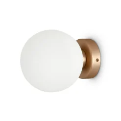 Sklep Kaja Kulista lampa ścienna do sypialni ⌀15cm MOD321WL-01G1 BASIC FORM* Kinkiety Tradycyjne