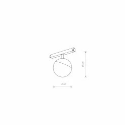 Sklep Kaja Kulista lampa do szyny magnetycznej 1F 10152 LVM LID LED | Kaja* Szynoprzewody Podtynkowe|Szynoprzewody Natynkowe