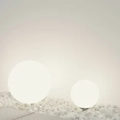Sklep Kaja Kulista lampa ogrodowa stojąca ⌀30cm O594FL-01W z serii ERDA | Kaja* Lampy Ogrodowe Stojące
