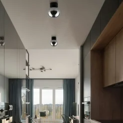 Sklep Kaja Kulista lampa sufitowa, ciemny klosz TK 10255 ESTERA BLACK | Kaja Store