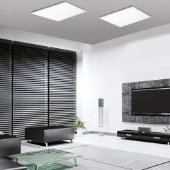 Sklep Kaja Kwadratowa lampa sufitowa LED z pilotem 14531-16 z serii FLAT | Kaja biały Flash Sale