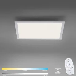 Sklep Kaja Kwadratowa lampa sufitowa LED z pilotem 14531-16 z serii FLAT | Kaja biały Flash Sale