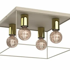 Sklep Kaja Kwadratowa lampa sufitowa do sypialni LX 4340 HOMEN | Kaja Oświetlenie Discount