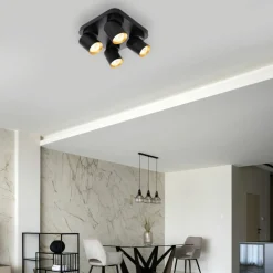 Sklep Kaja Kwadratowa lampa sufitowa z reflektorami ML9941 ANDY | Kaja Flash Sale