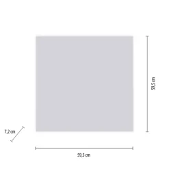 Sklep Kaja Kwadratowy, duży plafon LED 60 cm z regulacją 15552-16 z serii CANVAS biały Store