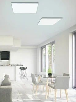 Sklep Kaja Kwadratowy, duży plafon LED 60 cm z regulacją 15552-16 z serii CANVAS biały Store